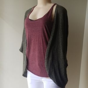Mossimo Sage Green Half Sleeve Knitted Sweater
